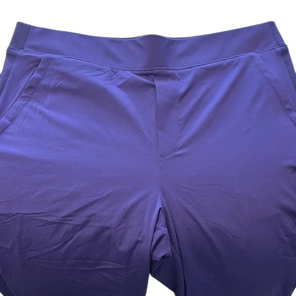 Athleta Brooklyn Lined Mid Rise Pants 16 TALL Purple Stretch Travel Weekend Mom - Picture 3 of 8